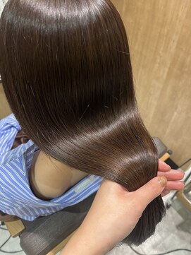 テラスヘアラボ 新潟駅南(TERRACEhairLab.) 【艶髪オリーブブラウン】