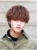 波巻きパーマメンズツイストスパイラルパーマツーブロック