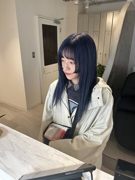 イオール 北千住(ior) ブルーアッシュ×姫カット【ior北千住】