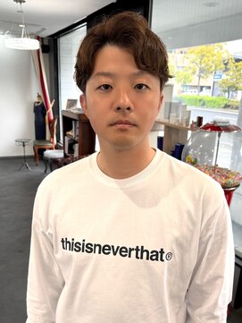 ナービス(NARVIS) メンズ/パーマ/オレンジブラウン