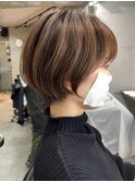 チョコレート大人ガーリーショート