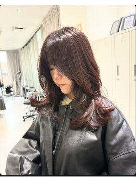 ジーナ 福岡天神(Zina) ＊髪質改善＊大人ガーリーレイヤーカット＊pink【Zina  福岡】