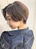 毛流れハンサムショート