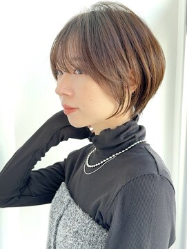 アンド ストーリーズ(&STORIES) ショートボブ髪型30代40代50代前髪あり前髪なし面長丸顔【倉田】