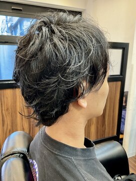 緩めランダムパーマ