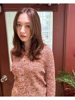 ローレンジウ(LOREN JU)&nbsp;透明感髪質改善ベージュダブルカラーミルクティーグレージュ