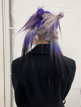 クク(QUQU) パープル、シルバー、ブラック、デザインカラー