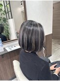 コントラストハイライト/外国人風/ハイライト/ボブ/堺東