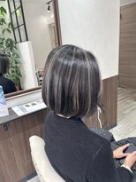 ベルヘアーデザイン 堺東(Belle hair Design)&nbsp;コントラストハイライト/外国人風/ハイライト/ボブ/堺東