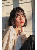 ボブ/バング/似合わせ/韓国ボブ/【lana hair新宿】