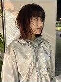 レイヤーカット/似合わせカット/ボブ/パーマ/名古屋市西区