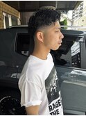fade perm style