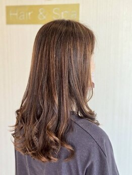 オランジュリー(Orangerie)の写真/秋におしゃれなスタイルにしたい大人女性必見◎パーマ×髪質改善トリートメントで残暑の紫外線から髪を守る