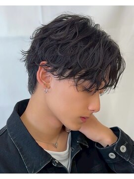 エース 名駅店(Ace) 波巻きスパイラルパーマメンズマッシュツイストスパイラルパーマ