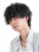 ツイストスパイラル/マッシュウルフ/メンズパーマ/ツイスト