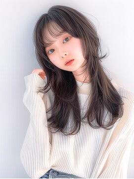 ラベストクズハ(LOVEST KUZUHA) ロングレイヤー/レイヤーカット/韓国風ヘア/ハッシュカット