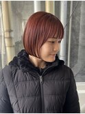 【立町メアリーバイメリー】☆コーラルピンク×ミニボブ☆
