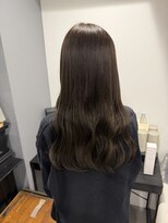 キャパ セントラル 天神 大名店(CAPA central)&nbsp;オリーブブラウン レイヤーカット ワンカラー 髪質改善 20枚