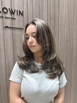 フリーダムガーデン 岡山駅前店(freedom garden) 20代30代外国人風コントラストハイライト&レイヤー