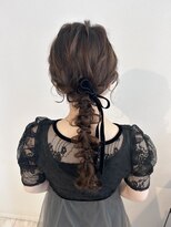 ランリ 名古屋名駅(ranri)&nbsp;編みおろし/結婚式/お呼ばれヘア/参列ヘア/名古屋ヘアセット