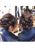 ヘアセット/ヘアアレンジ/ヘアメイク/ハーフアップ/前髪カット