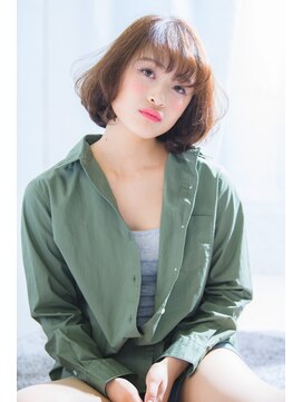 ヴァンクシー バイ ルナ(VANKCY by Luna) 【neolive plus】#ボブ#グレージュ#ひし形シルエット#エアリー