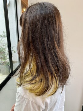 シスコ ヘア デザイン(Scisco hair design) 【scisco 犬塚】インナーイエロー