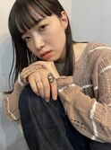 ワイドバングストレート