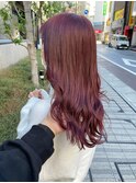 ルージュピンク【池袋.髪質改善.インナーカラー.ケアブリーチ】