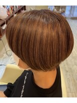 ヘアーズ ジール(hair's Zeal)&nbsp;ショートボブ☆大人ハイライト