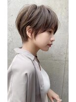 ロンド ストラーダ 心斎橋(Lond strada)&nbsp;ショート×ハイライト白髪ぼかし×シルキーベージュ[心斎橋]