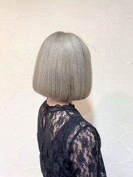 アゴストヘア コシガヤ Agosto hair KOSIGAYA 色落ちまで可愛い♪ミルクティーグレージュ