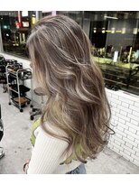 ジーナ 難波(Zina)&nbsp;髪質改善＊ベージュハイライト＊美髪【Zina 難波】