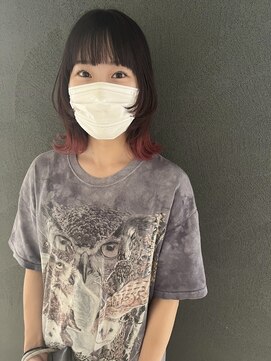 イロ プラス 南田宮店(iro+) 【nobuyo】end color × coral pink