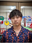 仙台 波巻きツイスパ ツーブロック