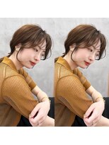 ロンドプロフィール 浦和(Lond profil)&nbsp;中川　前髪カット顔まわり似合わせ外ハネくびれレイヤーミディ