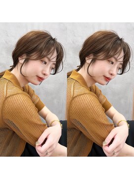 ロンドプロフィール 浦和(Lond profil) 中川　前髪カット顔まわり似合わせ外ハネくびれレイヤーミディ