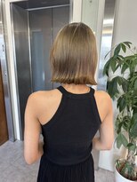 アリスバイアフロート 自由が丘(ALICe by AFLOAT)&nbsp;切りっぱなし外ハネボブレイヤーベージュ