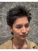 スパイキーショート×メンズベリーショート×刈り上げ無し