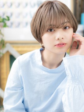 カバーヘア ブリス 上尾西口店(COVER HAIR bliss) 大人可愛い外国人風小顔丸みショートボブc5上尾20代30代40代