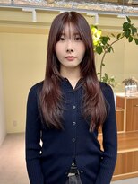 ロジェ(loje)&nbsp;小顔に見せるヘア/レイヤーカット/暖色ブラウン