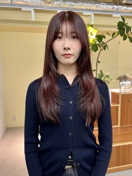 ロジェ(loje) 小顔に見せるヘア/レイヤーカット/暖色ブラウン