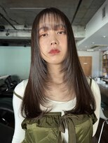 ノラジャーニー(NORA Journey)&nbsp;【上田】顔周りレイヤーカット透明感カラー地毛風ストレート