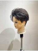 短髪フェザーショートフェザーパーマ