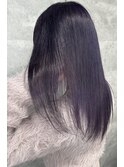 縮毛矯正履歴+ブリーチ1回 オーロラ♪ラベンダー【L'wis乙津】