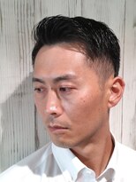 ヨシザワインク バンダイ(YOSHIZAWA Inc. BANDAI)&nbsp;新潟万代メンズ専門バーバーショートビジネスフェード七三ヘア