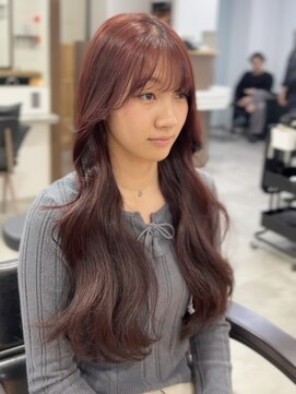 ビュー フクオカ(VIEW FUKUOKA) ワインレッド/ブリーチなしダブルカラー