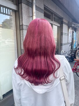 ミニム ヘアー(minim hair) 【minim×maha】ピンクカラー