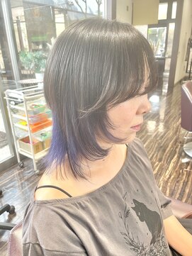 ヘアドゥーポジャ 藤岡店(hair Do poja) ウルフレイヤー×インナーカラー