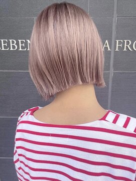 リアラバイアルティナ 船橋店(Liara by artina) パールベージュ/コーラルオレンジ/ハッシュボブ